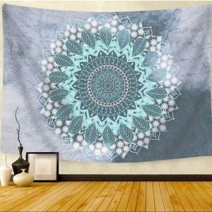 Blue and Gray Tapestry